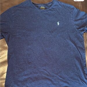 Polo by Ralph Lauren heathered Navy Short Sleeve Tee Classic Fit. L